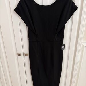 Express Classic Black Midi Dress